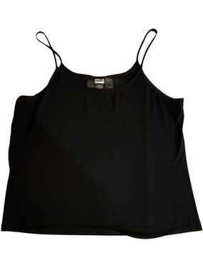 Studio 1940 Black Slim-Strap Camisole